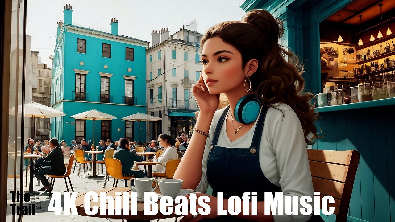 Chill Beats Music - Lofi Thank You | (AI) Audio Reactive Realistic | My Coffee