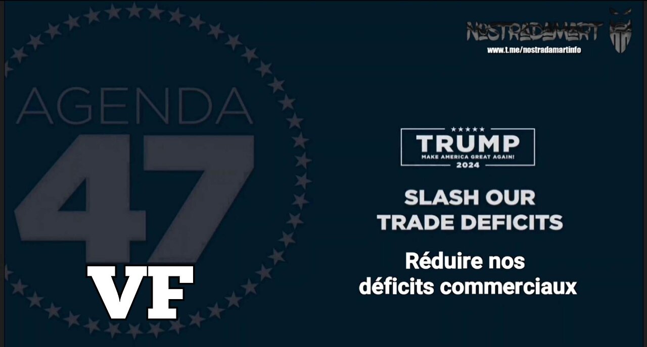 Trump - Réduire nos déficits commerciaux