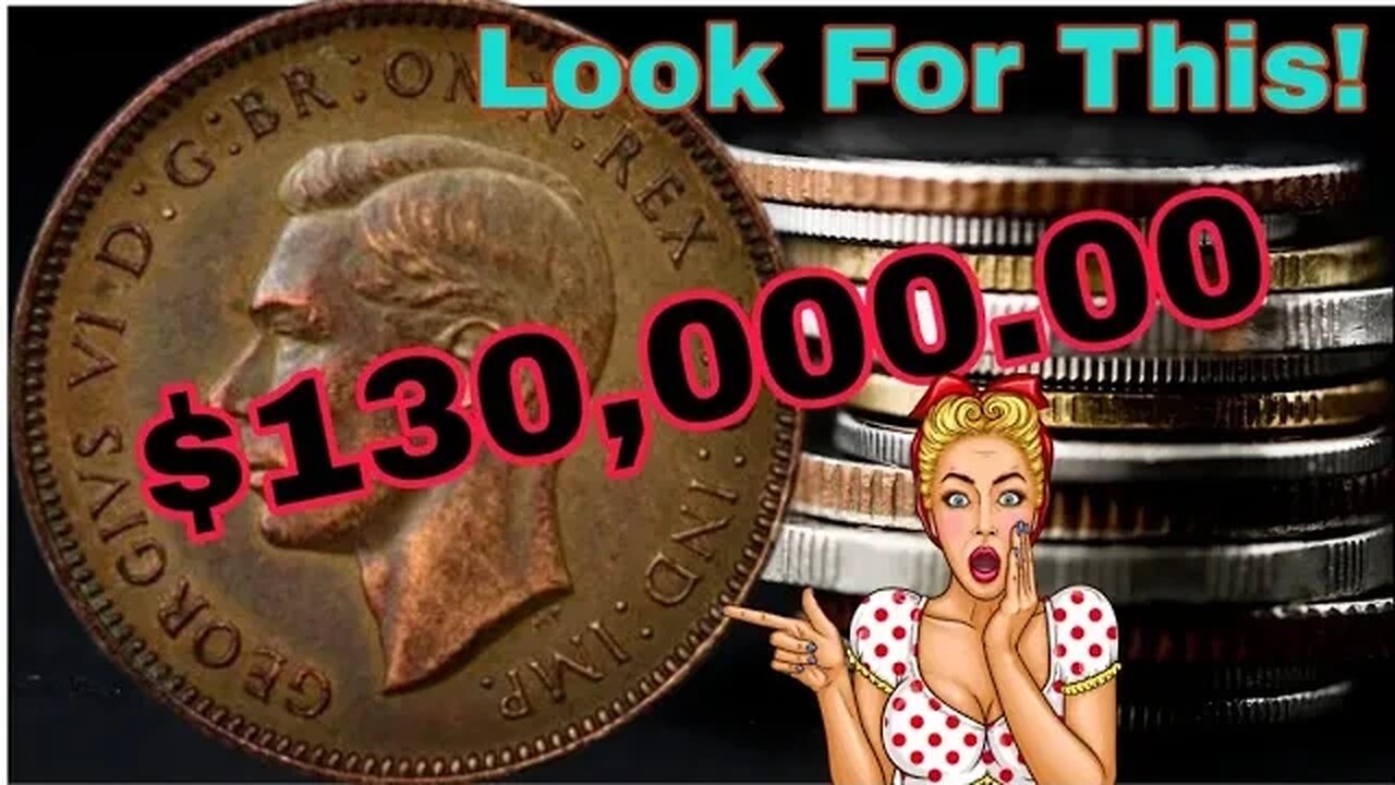 UK ¼ Penny Farthing George VI 1946 coins worth up $130,000 Coins Worth money to look for!