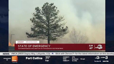 Pre-evacuations issued in Broomfield due to Boulder County wildfires