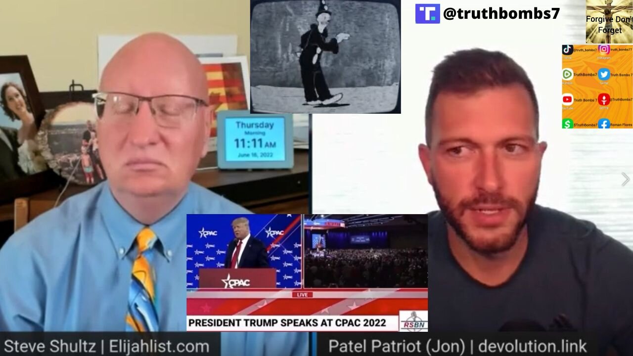 6/16/2022 Prophets and Patriots-"Steve Shultz Amazing Interview With Patel Patriot"(Jon)(Devolution)