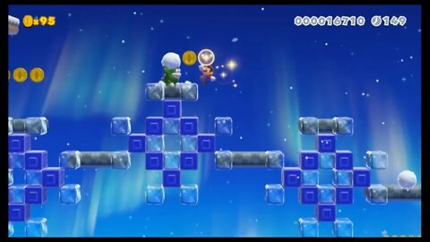 Mario Maker 2 3D World Snow Levels