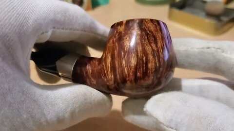 LCS Briars pipe 597 Bent Apple