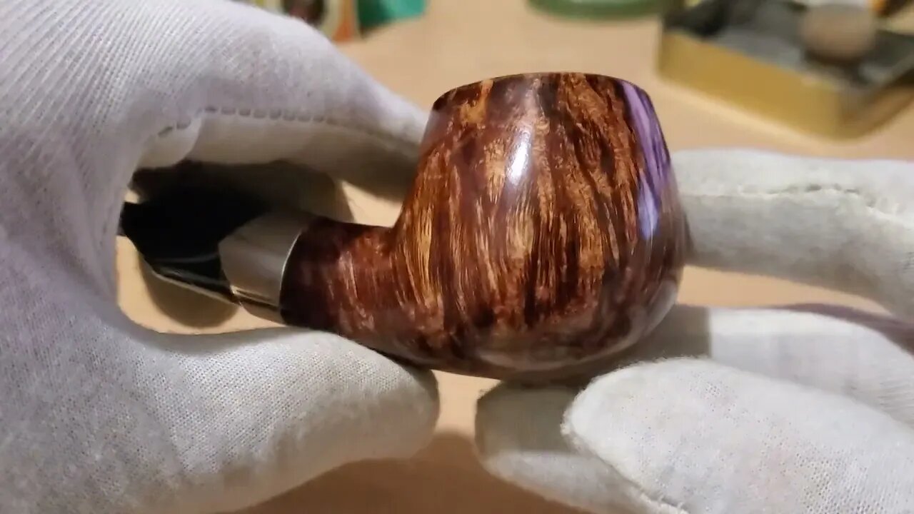 LCS Briars pipe 597 Bent Apple