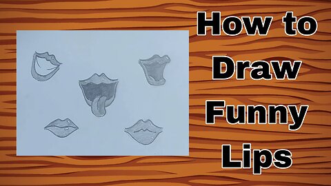 How to Draw Funny Lips