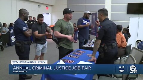 Criminal Justice Job Fair draws over 20 local police departments, organizations