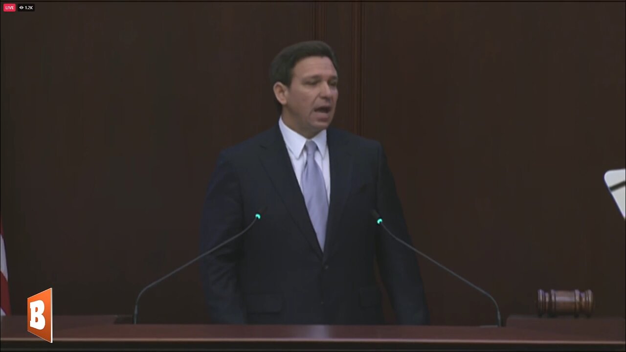 LIVE: Gov. Ron DeSantis is delivering Florida’s State of the State address…