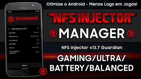 NFS INJECTOR MANAGER | Novo App do NFS Injector | COMO CONFIGURAR PARA JOGOS!