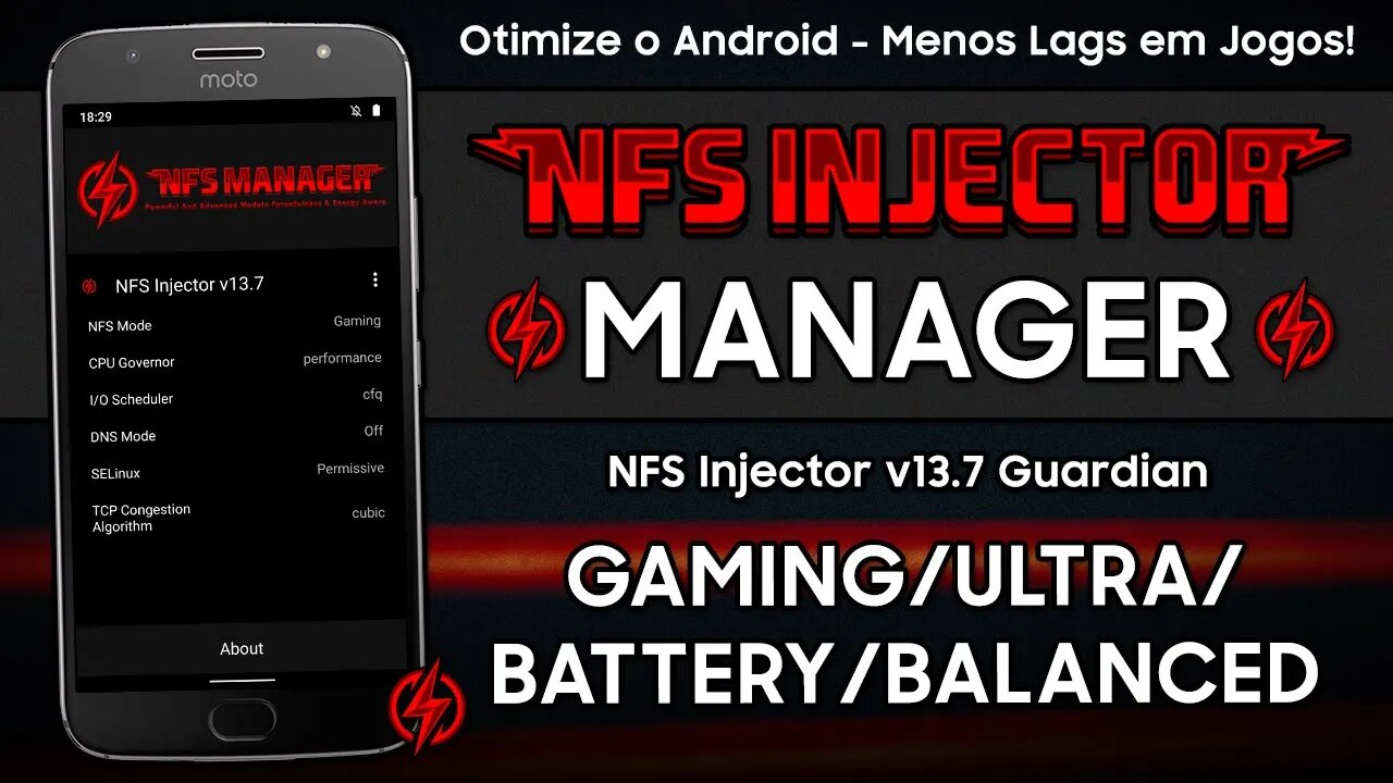 NFS INJECTOR MANAGER | Novo App do NFS Injector | COMO CONFIGURAR PARA JOGOS!
