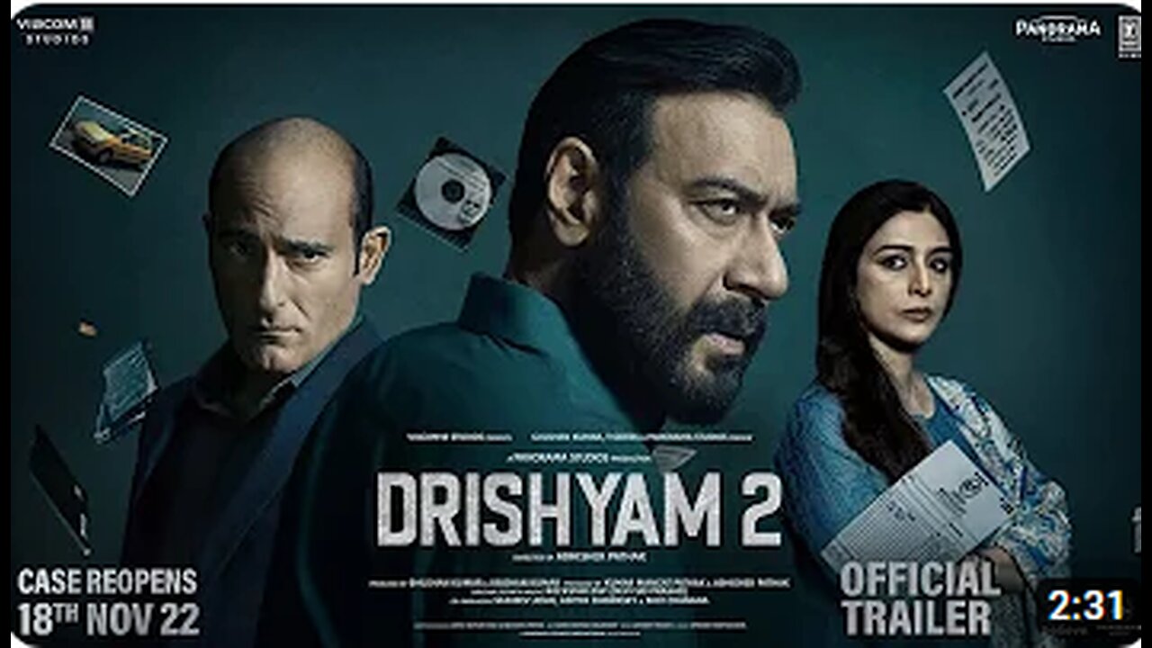 Drishyam 2: Official Trailer | Ajay Devgn | Akshaye Khanna | Tabu | Shriya Saran | Abhishek Pathak