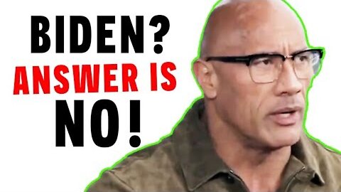 WATCH 'THE ROCK' DESTROY WOKE BIDEN CAMPAIGN IN EPIC VIDEO!