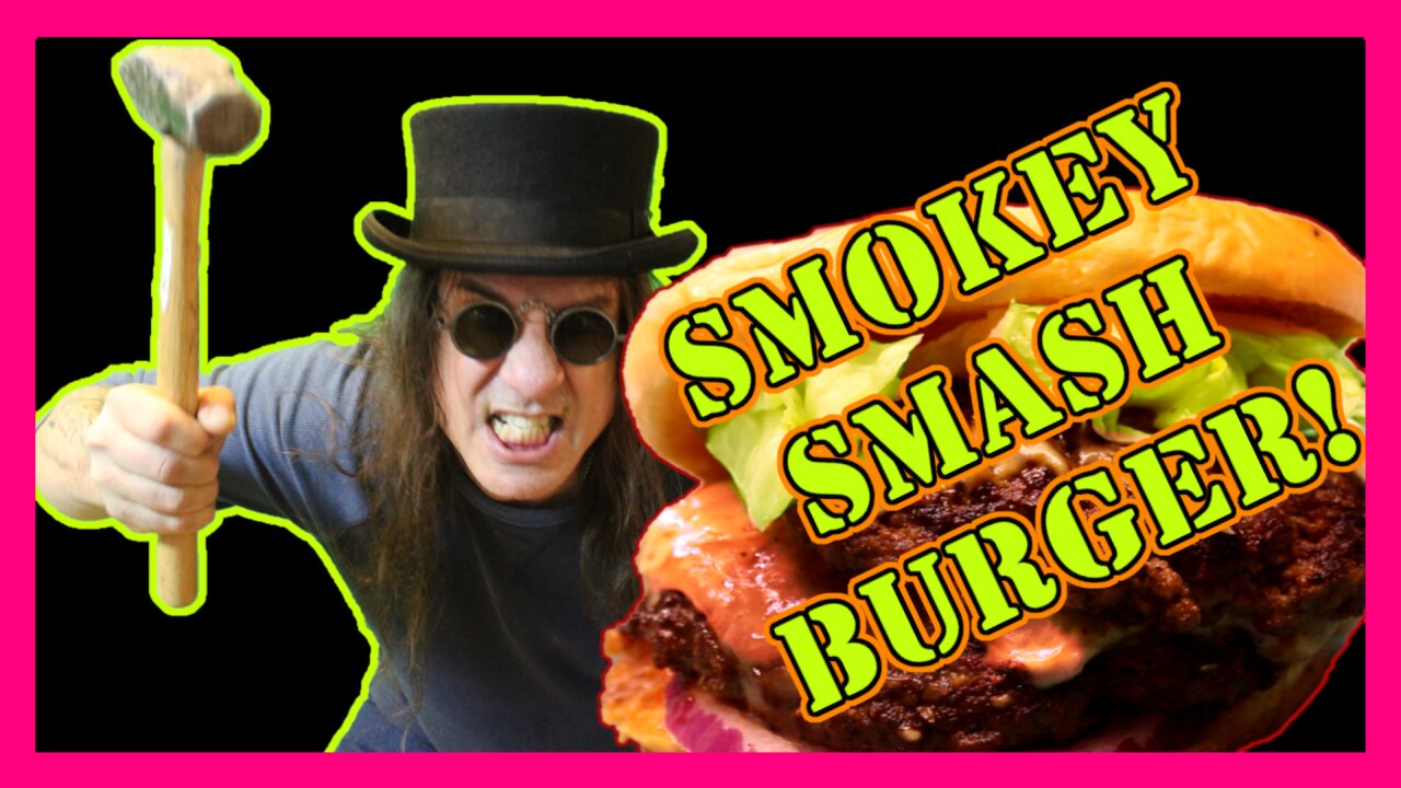 Smoked Smash Burgers with Smoked Cheddar Cheese! Better than the rest! #smashburger
