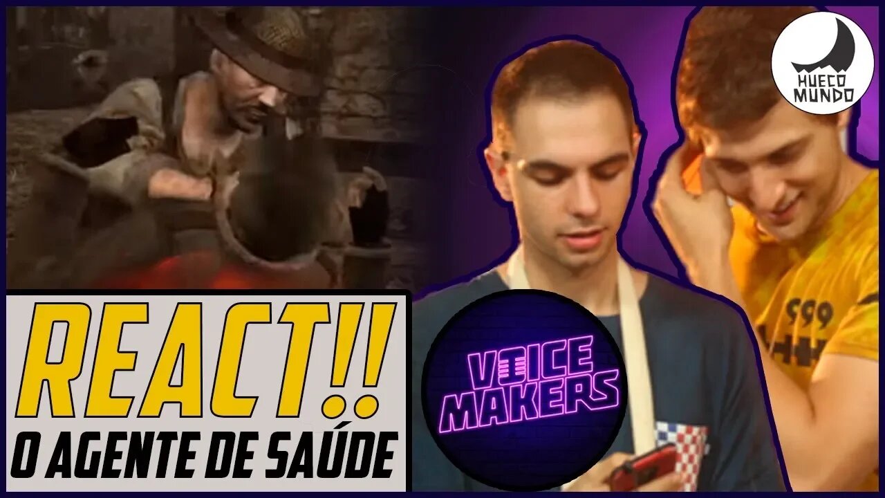 REACT RESIDENT EVIL 4 - O AGENTE DE SAÚDE (Voice Makers) | Hueco Mundo