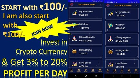 Fast Growth Earn Plan Share | Get 3% to 20% ROI Daily