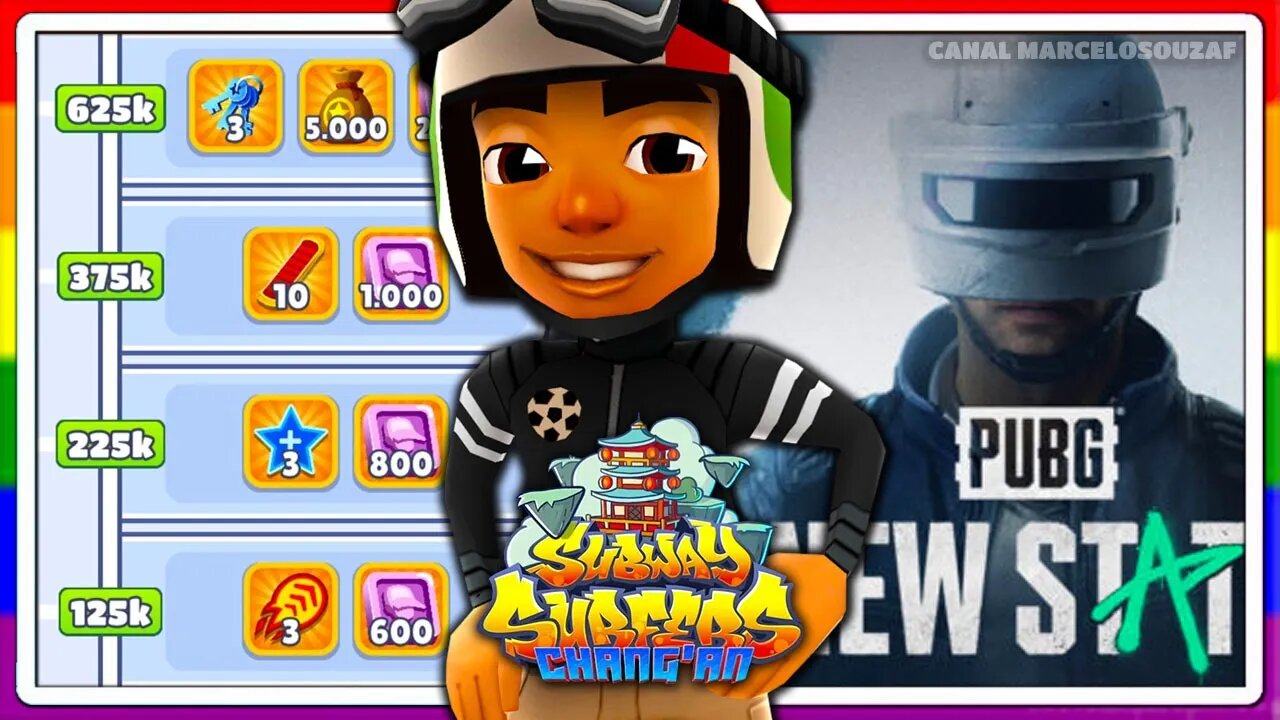 Subway Surfers Chang'an | 17 Milhões do PUBG New State | Recorde com Roberto