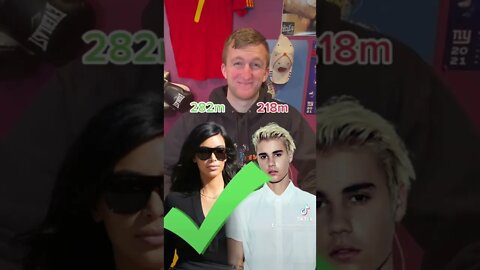 Who Has More Followers?! #fyp #followers #kimkardashian #guessinggame #justinbieber