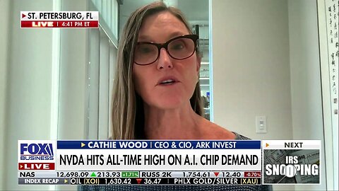 Cathie Wood's ARK AI Bets Move Past Nvidia (NVDA) as 'Obvious' Buy - Bloomberg