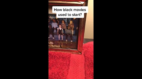 How black movies used to start