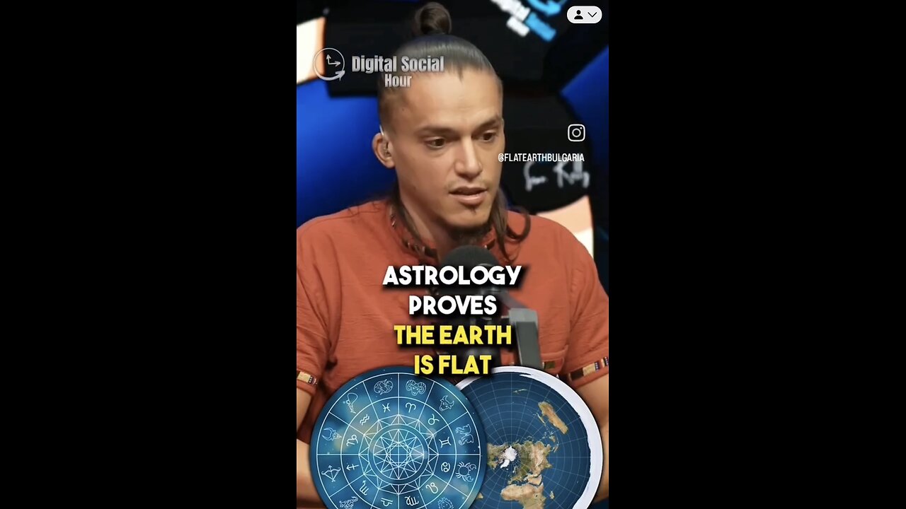 Astrology proves the flat earth, it doesn't work on a heliocentric model.