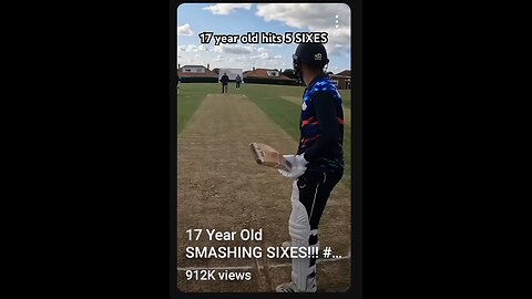 17 year old player playing master class🏏