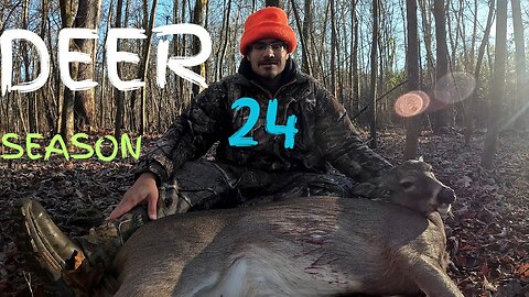 An Encounter With A Big Buck and A Mature Doe Down At 10 Yards. Deer Season 24. EP. 3