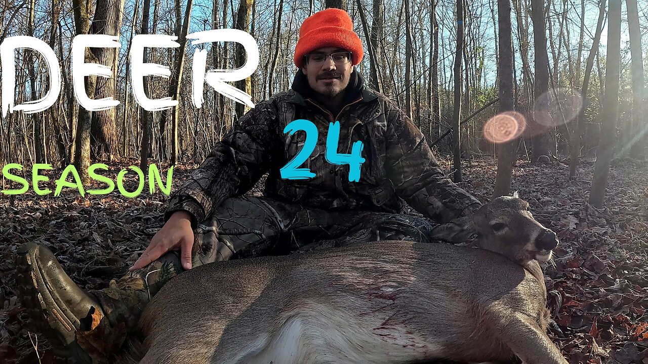 An Encounter With A Big Buck and A Mature Doe Down At 10 Yards. Deer Season 24. EP. 3