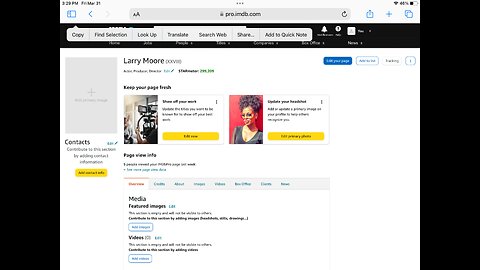 Cross kick Studio Films IMDb page