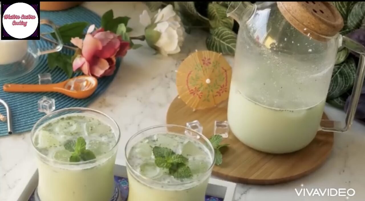 Refreshing Persian Yogurt Drink Recipe|Doogh