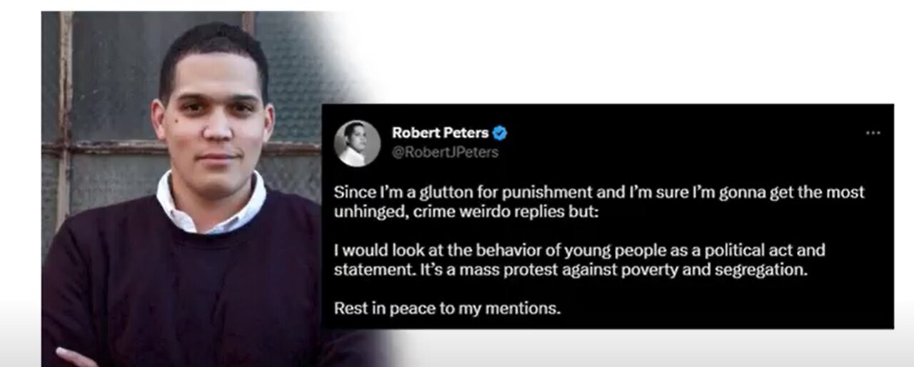 SEN. PETERS CLAIMS CHICAGO RIOT WAS A MASS PROTEST AGAINST POVERTY AND SEGREGATION