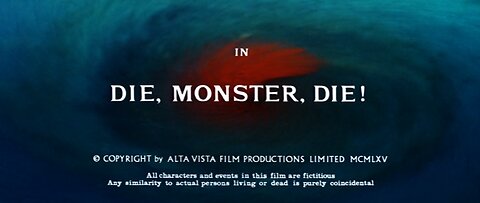 Die Monster Die (1965)