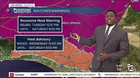 ABC 10News Pinpoint Weather with Moses Small