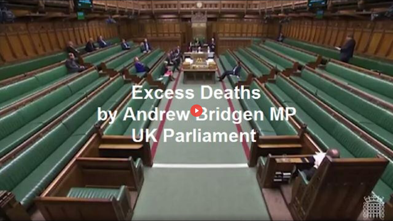 EXCESS DEATHS BY ANDREW BRIDGEN MP, UK PARLIAMENT (26 OCT 2023)