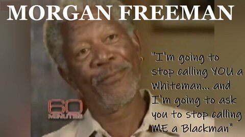 MORGAN FREEMAN CRUSHES #CRIMINALMEDIA 'BLACK HISTORY' MONTH NARRATIVE