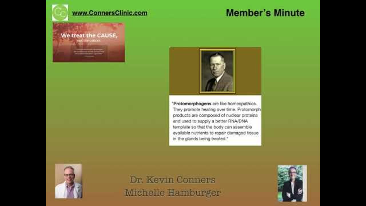 Member's Minute #6 - Cancer targeting with PMG | Dr. Kevin Conners - Conners Clinic