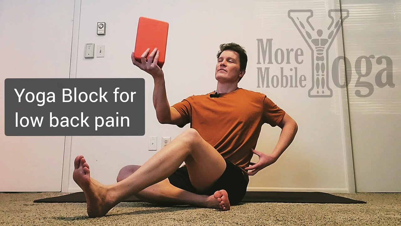 Yoga Block for low back pain