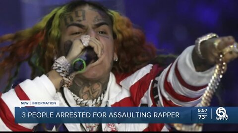 3 arrested in attack on rapper Tekashi 6ix9ine at LA Fitness on Lantana Road