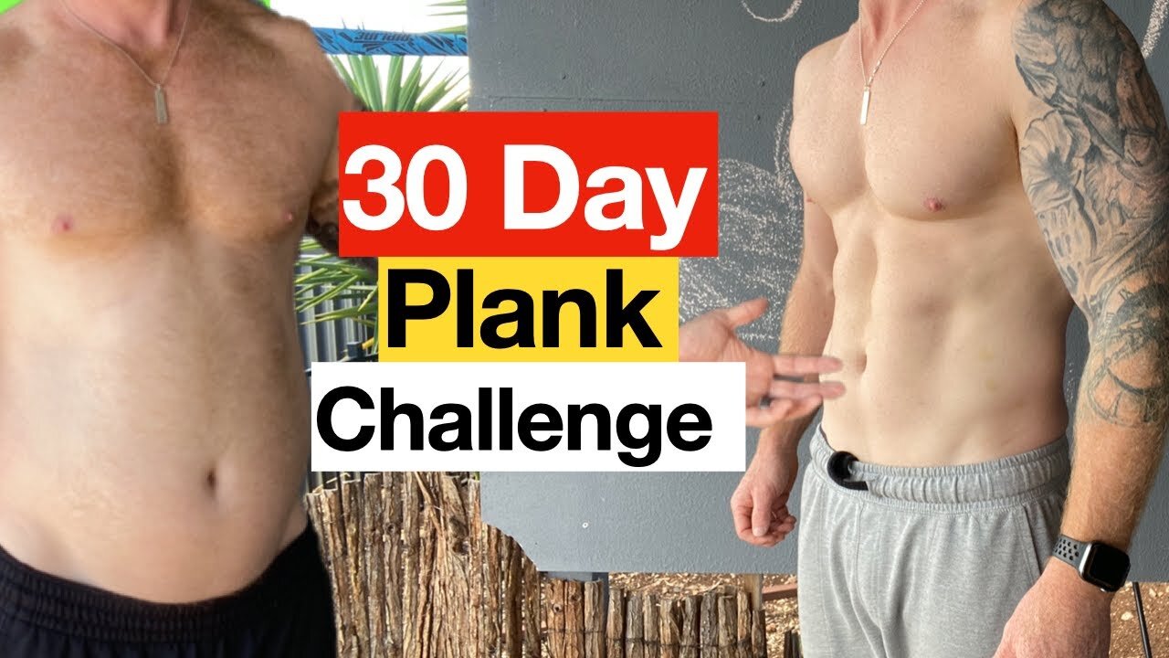 I did the plank challenge for 30 days with realistic results