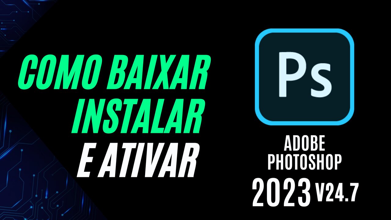 Adobe Photoshop CC 2023 24.7 - gustavortech.com Tutorial