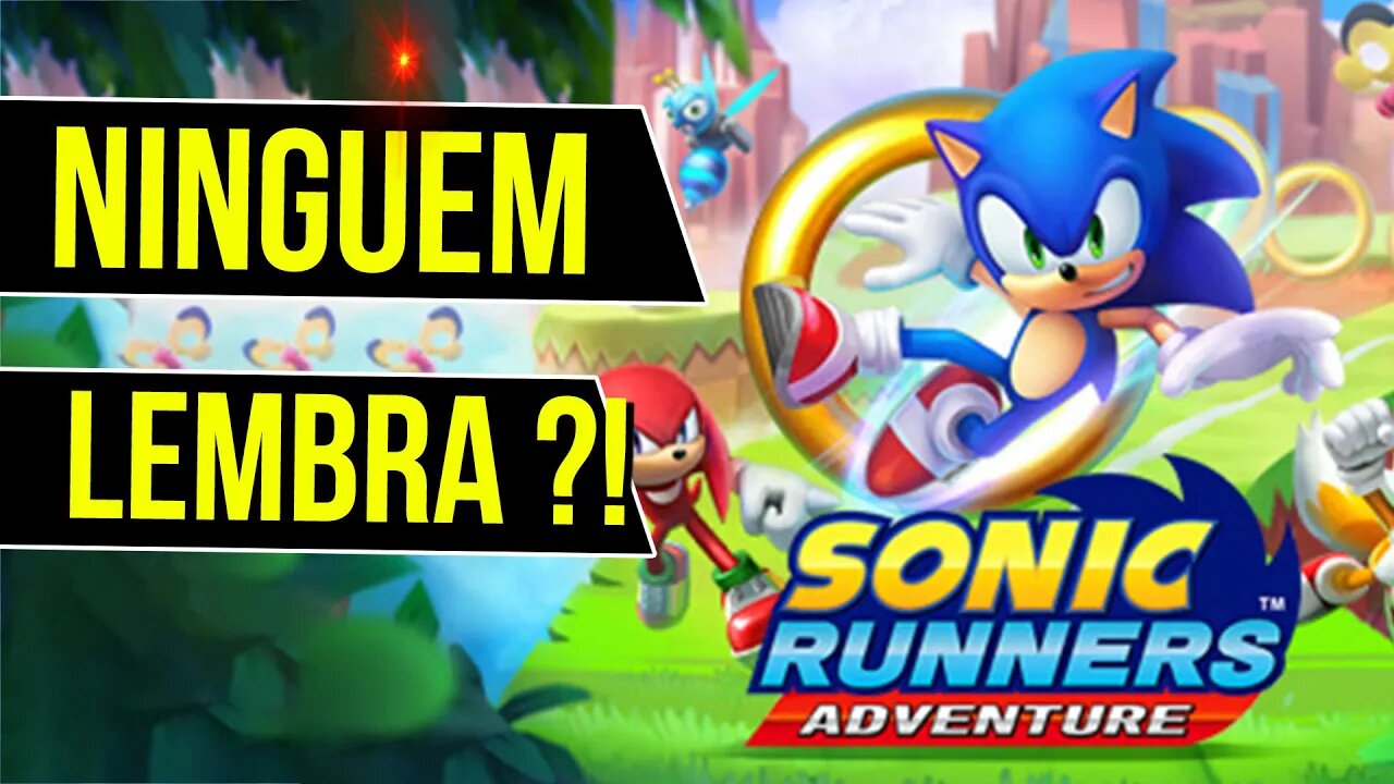 JOGO de Celular do SONIC que voce NÃO JOGOU - Sonic Runners Adventures