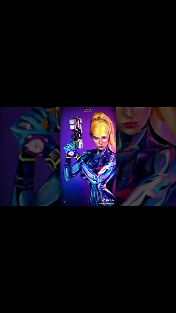 Rate the Girls: Best Metroid Zero Suit Samus TikTok Cosplay Contest #3 🎮💙 #shorts