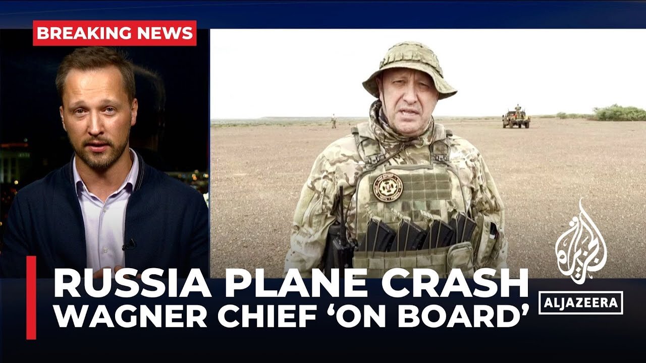 Private plane crashes in Russia with Wagner chief ‘on board’