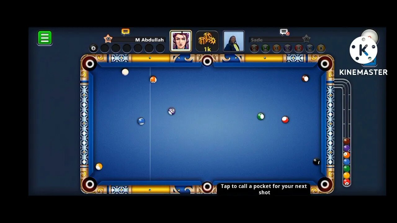8 Ball pool game || trick || dost_gamer || video 1