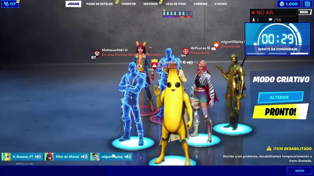 FORTNITE - AO VIVO + Nova loja