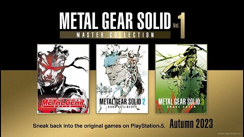 RapperJJJ LDG Clip: Metal Gear Solid 1, 2, And 3 Are Coming To PlayStation 5