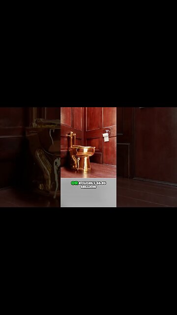 Million-Dollar Golden Toilet Heist - A Surprising Twist in the Tale! #gold