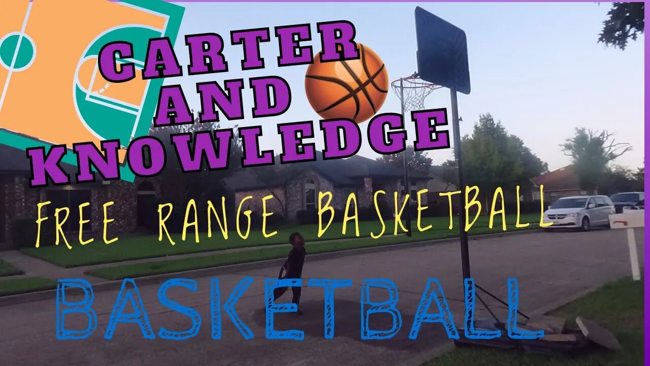 Carter and Knowledge Make Their First Basketball Video. 100% by Kids for Kids!