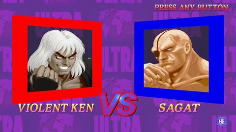 Ultra Street Fighter 2:The Final Challengers(Play As Violent Ken) On Switch