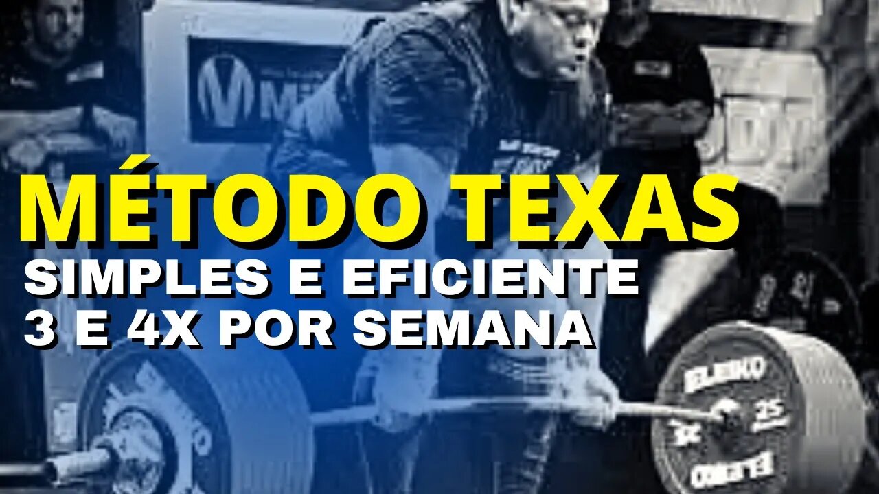 VARIAÇÕES DO MÉTODO TEXAS. PROGRAMA DE TREINO DE FORÇA