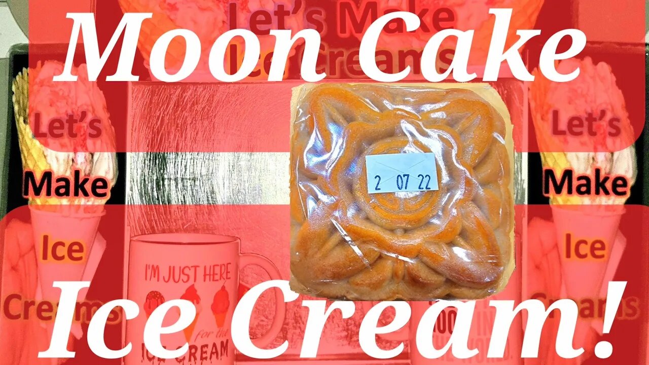 Ice Cream Making Moon Cake