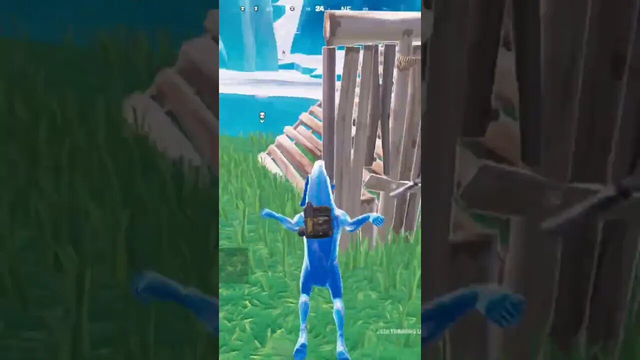 Dropping on Player #gaming #epic #fortnite